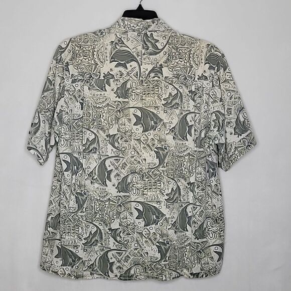 Vintage Billabong Hawaiian Button Down Shirt Size Large - Picture 8 of 8